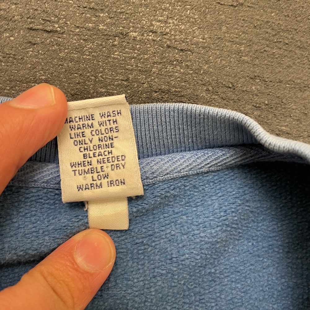 vintage Gap Athletic sweatshirt mens large Blue 1990s - Picture 5 of 9